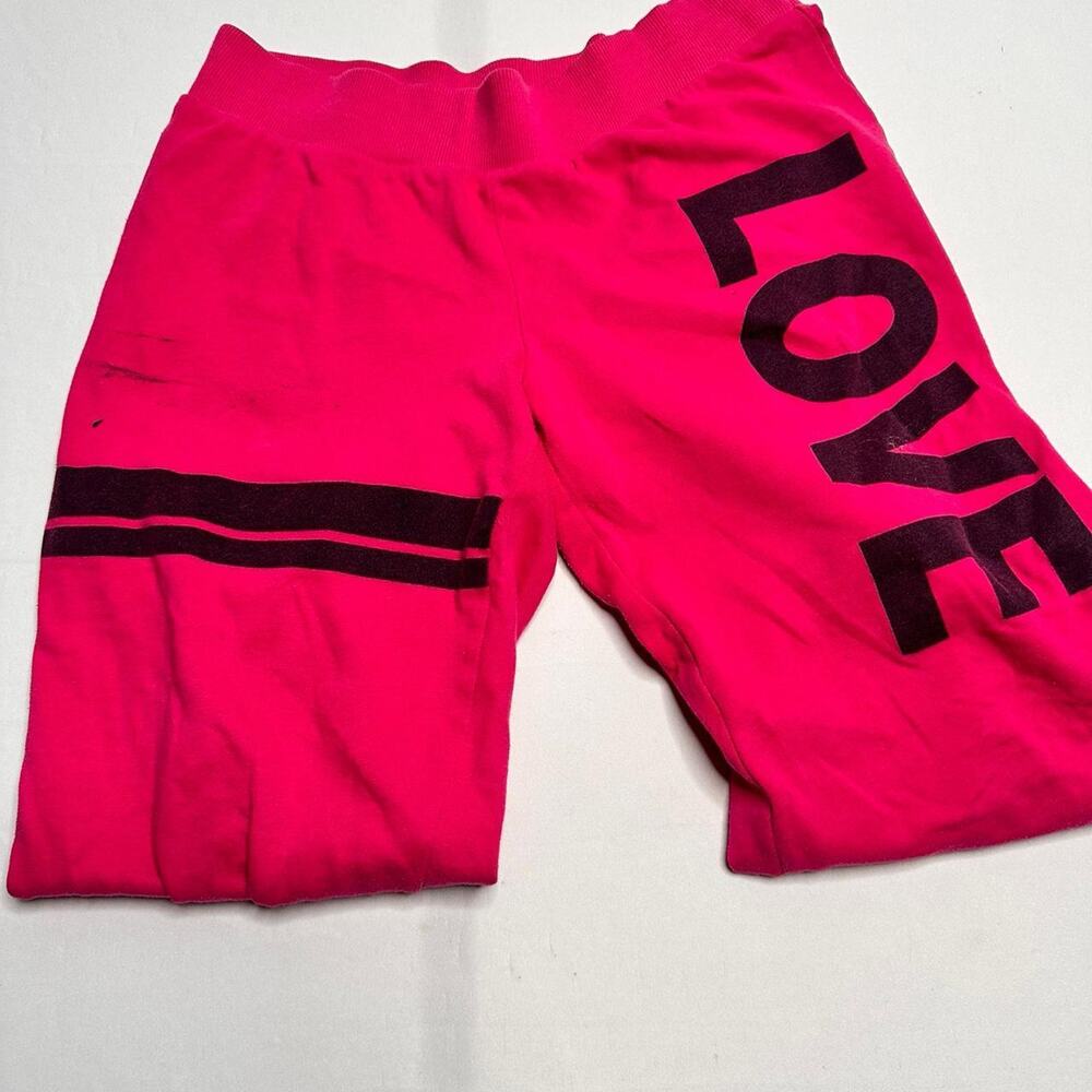 LOVE Size Large Y2K Vintage Pink Sweats